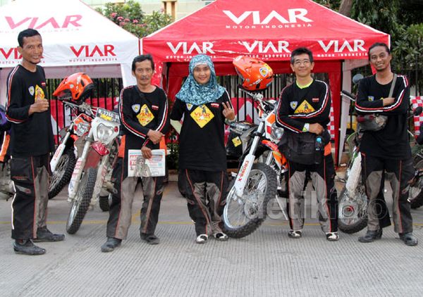 Tim Viar Jelajah Indonesia Tiba di Jakarta