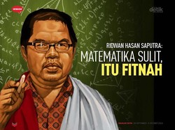 Ridwan Hasan Saputra: Matematika Sulit, Itu Fitnah