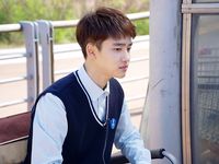 Mengintip D.O EXO Pemotretan Poster Film Cart