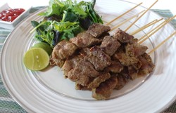 Resep Daging: Sate Sapi Bumbu Mustard