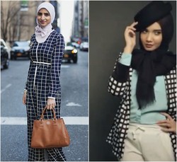 Hijab Style: Tren Busana Print Kotak-kotak Populer di Kalangan Hijabers