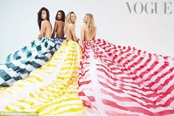 Adriana Lima dan 3 Victorias Secret Angel Foto Tanpa Make-Up Untuk Vogue