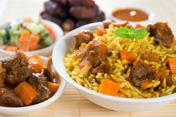 Nasi Gurih dengan Daging Kambing yang Sedap Buat Sajian Idul Adha