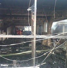 Kebakaran Hanguskan Kantor Redaksi Pikiran Rakyat