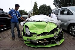 Lamborghini Hotman yang Celaka di Tol Ancol Bisa Dipacu Hingga 324 Km/Jam