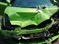 Pasca Kecelakaan, Lamborghini Hotman Paris Ringsek