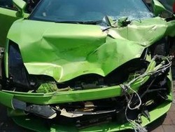 3 Kecelakaan Dahsyat Lamborghini di Tol Jakarta