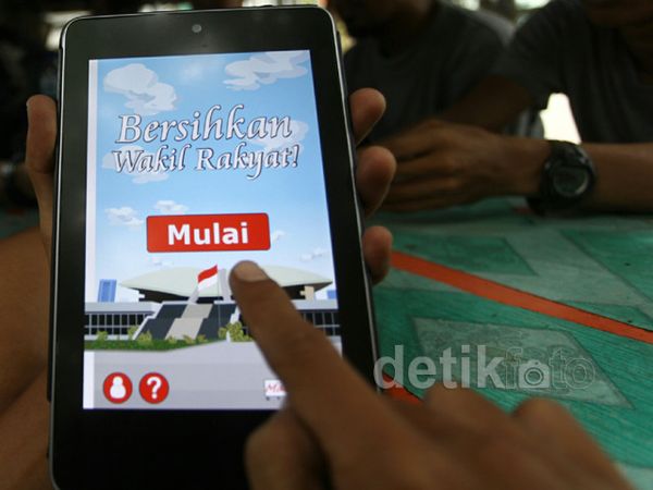 Serunya Game Bersihkan Wakil Rakyat