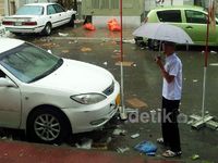 Saat Hujan Turun di Makkah
