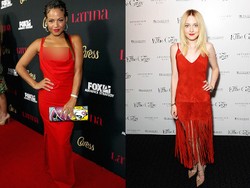 Christina Milian Pamer Belahan Dada, Dakota Fanning Cantik Bergaun Merah