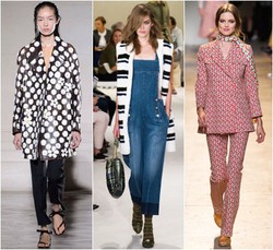 Tren Hangat dari Paris Fashion Week 2015: Serba Denim & Scarf di Leher