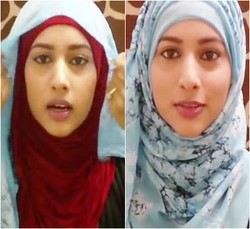 Tutorial Hijab Bervolume Menggunakan Scarf Segiempat