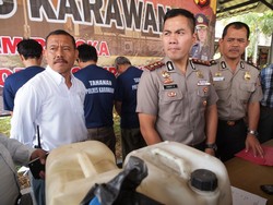 4 Mobil Modifikasi di Karawang Diamankan Terkait BBM Subsidi