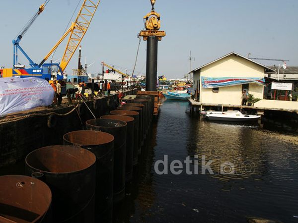 CT Resmikan Pembangunan Giant Sea Wall