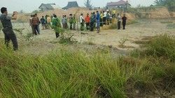 Ini Penampakan Semburan Lumpur di Muaro Jambi