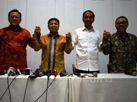 Jokowi Bertemu Ketua MPR, DPR dan DPD