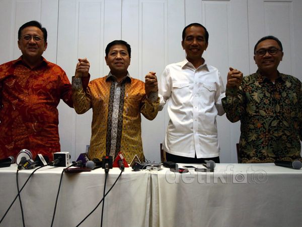 Jokowi Bertemu Ketua MPR, DPR dan DPD