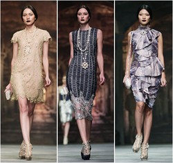 Sebastian Gunawan Rilis Gaun Malam Bergaya Klasik Eropa