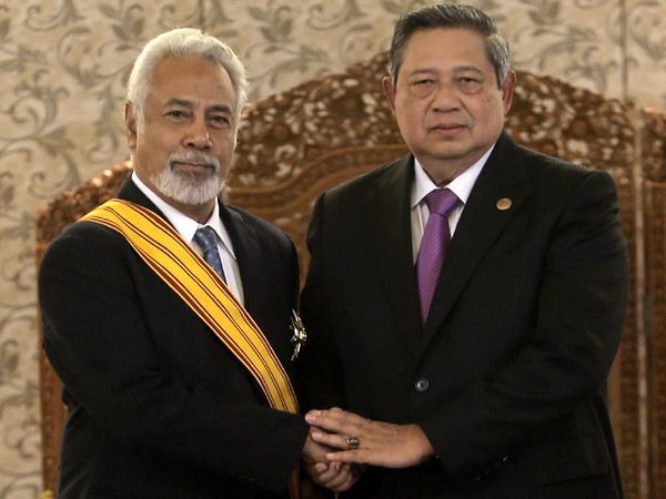 Presiden Filipina dan PM Timor Leste Terima Adipurna