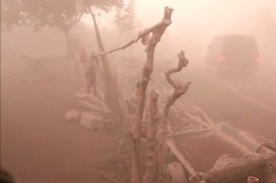 Kawasan Sekitar Sinabung Dilanda Hujan Lumpur