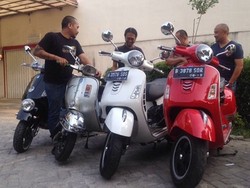 Asyik, Ada Balapan Khusus Motor Vespa