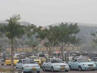 Asap Pekat Selimuti Kota Pekanbaru