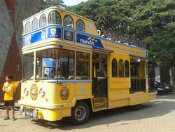 Ini Penampakan si Kuning, Bus Bandros Baru di Bandung