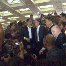 Begini Keriuhan di Tanah Abang: Ada Bos Facebook Sama Jokowi, Ayo Foto-foto