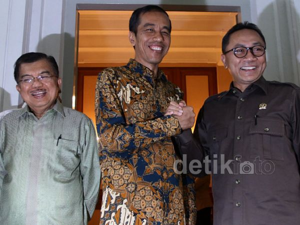 Pimpinan MPR Temui Jokowi-JK