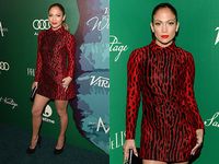 Roar! Jennifer Lopez Dibalut Dress Mini Leopard