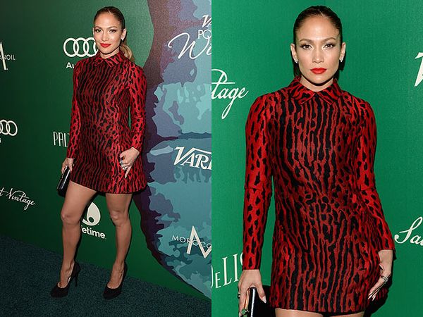 Roar! Jennifer Lopez Dibalut Dress Mini Leopard