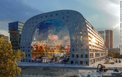 Markthal, Food Market Indoor Pertama di Belanda Dibangun Mirip Karya Seni
