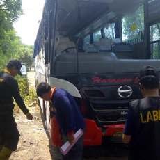 Korlantas Mabes Polri Terjun Selidiki Bus Harapan Jaya Tewaskan 7 Penumpang