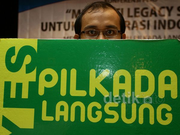 Aksi Dukung Pilkada Langsung