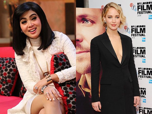 Syahrini Dimabuk Cinta, Jennifer Lawrence Pamer Belahan Dada