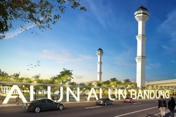 Ini Penampakan Pengerjaan Renovasi Alun-alun Bandung yang akan Dibuat Wow