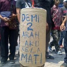 Warga Kota Malang Bawa Bom Tuntut Jalur Satu Arah Dibatalkan