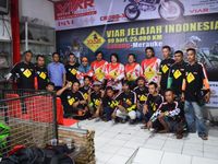 Tim Viar Jelajah Indonesia Menuju Sukabumi