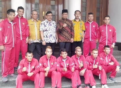 Lepas Timnas Indonesia Homeless World Cup 2014, Ini Pesan Ridwan Kamil