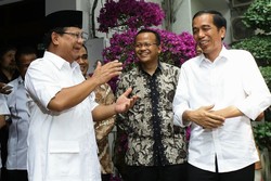 Saat Jokowi dan Prabowo Tertawa Bersama
