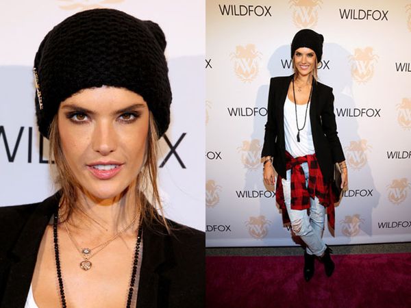 Gaya Kasual Alessandra Ambrosio