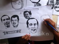 Menggambar Wajah Jokowi-JK