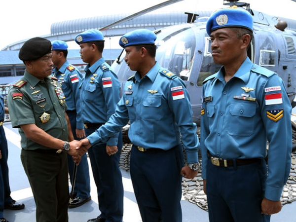 Panglima TNI Lepas Prajurit untuk Misi PBB ke Libanon