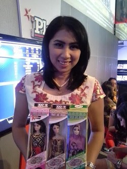 Lusi Efriani Kiroyan, Berdayakan Napi Wanita Buat Barbie Berbaju Batik