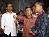 Jokowi-JK Hadiri Gladi Bersih Pelantikan di Gedung DPR