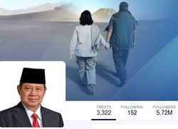 Tinggalkan Istana, Foto Latar Twitter SBY pun Berganti