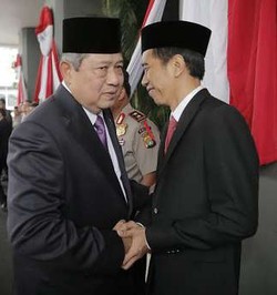 Usai Pelantikan, Jokowi Disambut SBY di Istana Negara Pukul 14.00 WIB