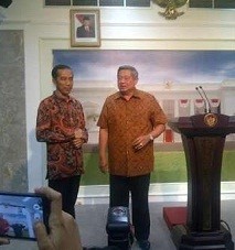 Ssstt..SBY dan Jokowi Sempat Bicara Empat Mata di Istana