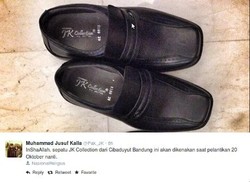 Ini Sepatu yang akan Dipakai JK Saat Dilantik Jadi Wapres Besok