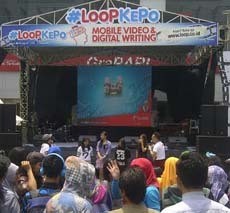 Telkomsel Gelar Loop Kepo di Malang Bidik Anak Muda